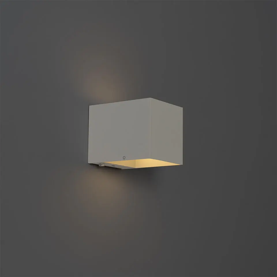 Qazqa wandlampen joris wit geïntegreerde led