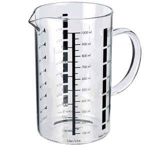 KÜCHENPROFI Messbecher 1 Liter Glas
