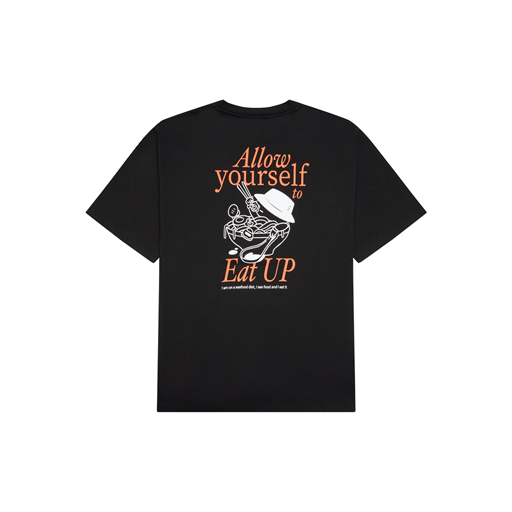 Woodbird Baine Eat T-shirt, Black, XL