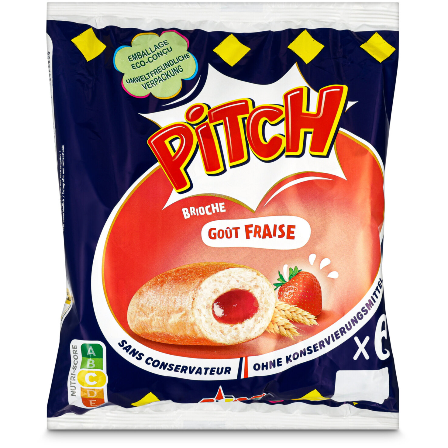Pasquier Pitch Erdbeer 6 Stück