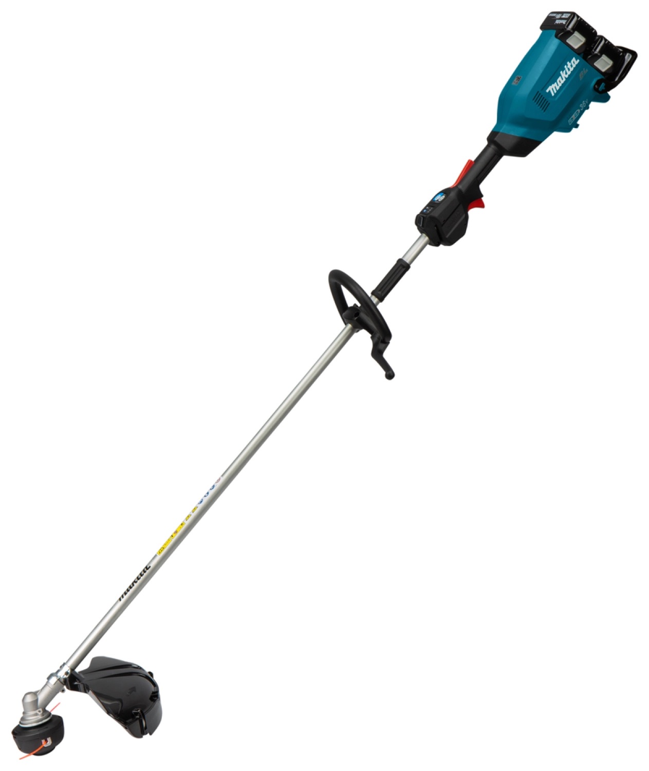 Makita DUR369LPT2 2x18V Li-Ion accu bosmaaier set (2x 5,0Ah) - D-greep - 430mm