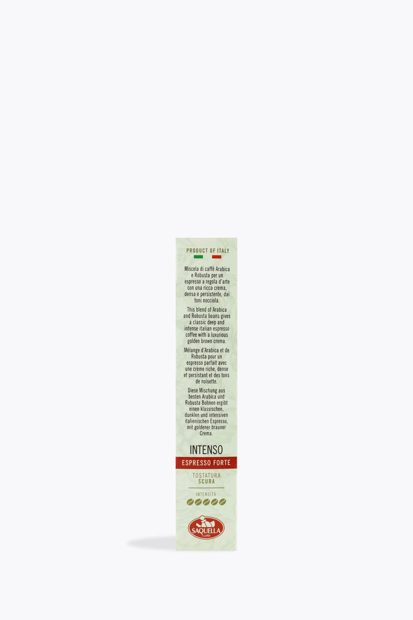 Saquella Bar ITALIA Intenso 10 Kapseln Nespresso® kompatibel