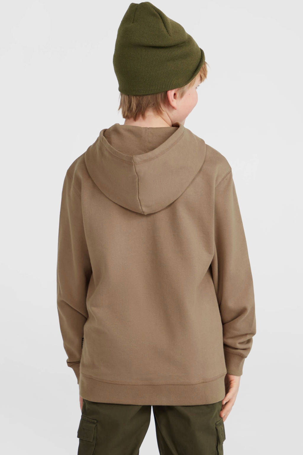 O'Neill hoodie met printopdruk lichtbruin