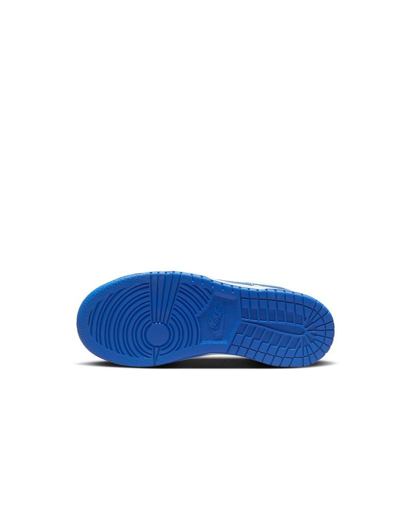 Chaussures Nike Dunk Low Blanc & Bleu Royal pour enfant