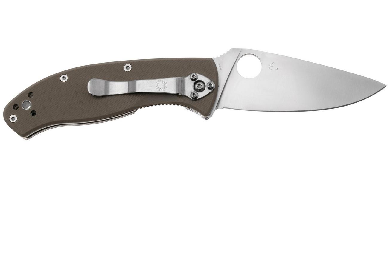 Spyderco Tenacious C122GBNM4P,  CPM M4, Brown G10, zakmes