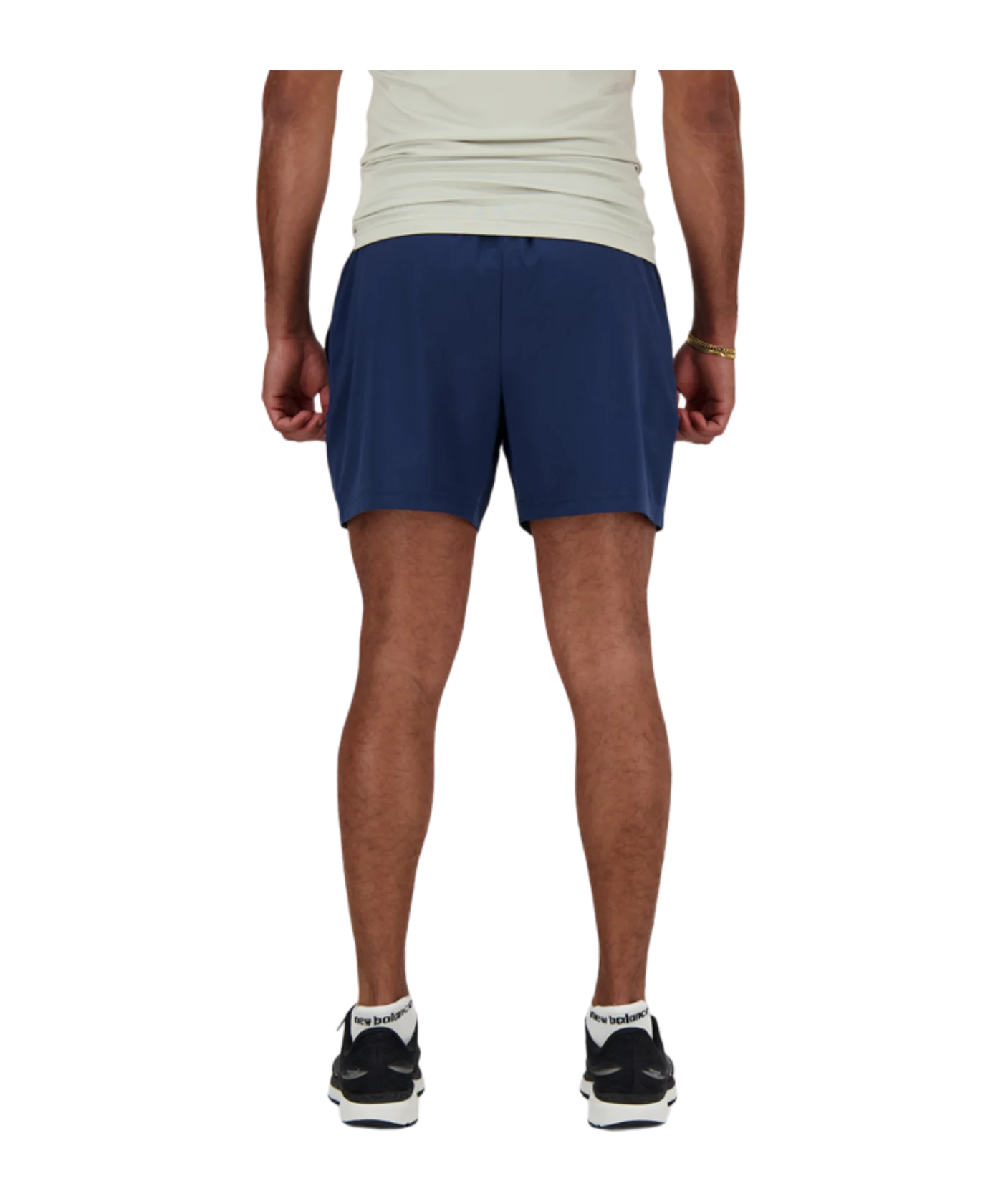 New Balance Essentials 5in Short Blau FNNY