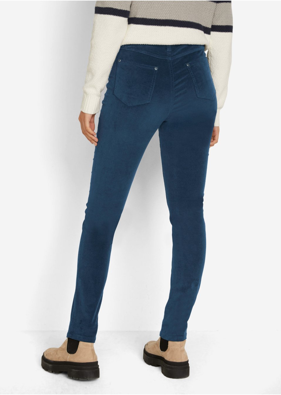 Pantalon velours côtelé avec stretch Skinny