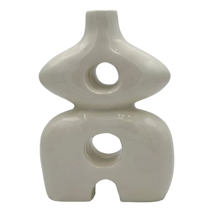 Beldy Vase en céramique Uranie | Blanc