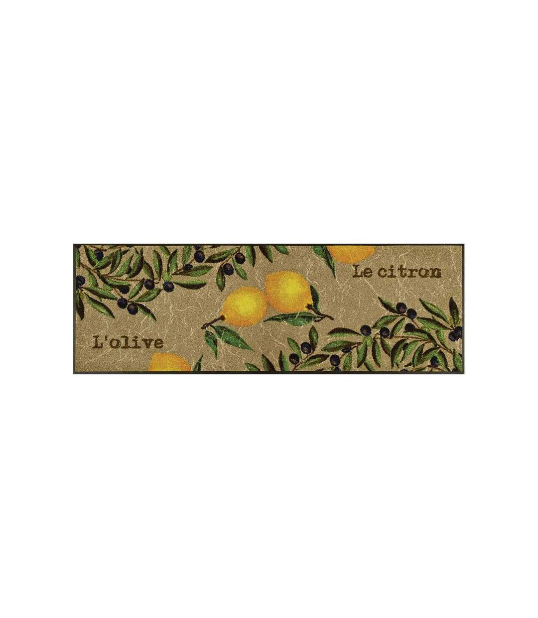 Paillasson LEMON KT en polyamide doux et soyeux OEKO TEX Fait en Europe