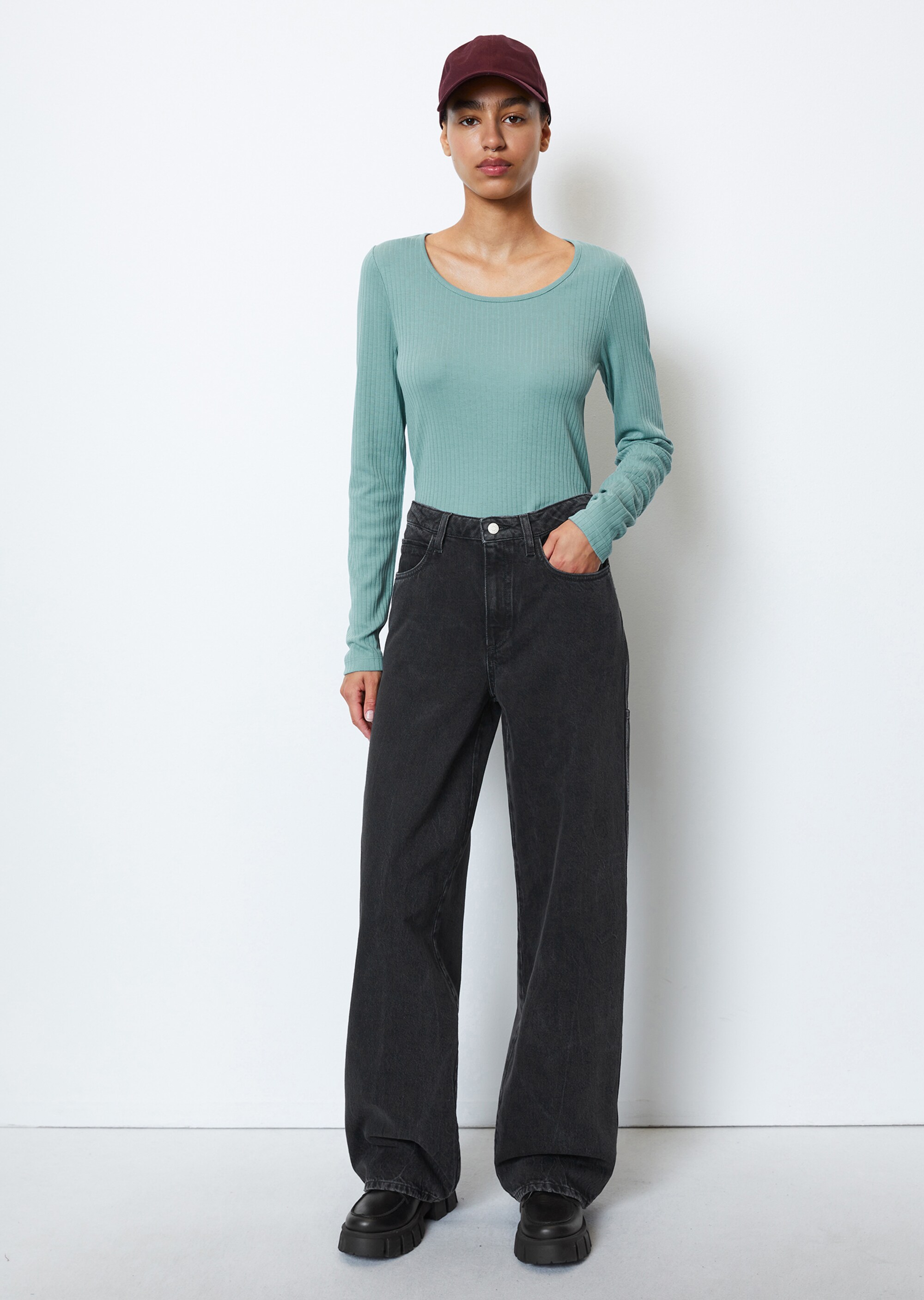 DfC Longsleeve slim aus Interlock-Jersey