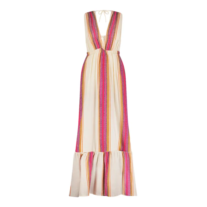 Lemlem Robe Lelisa | Rouge framboise
