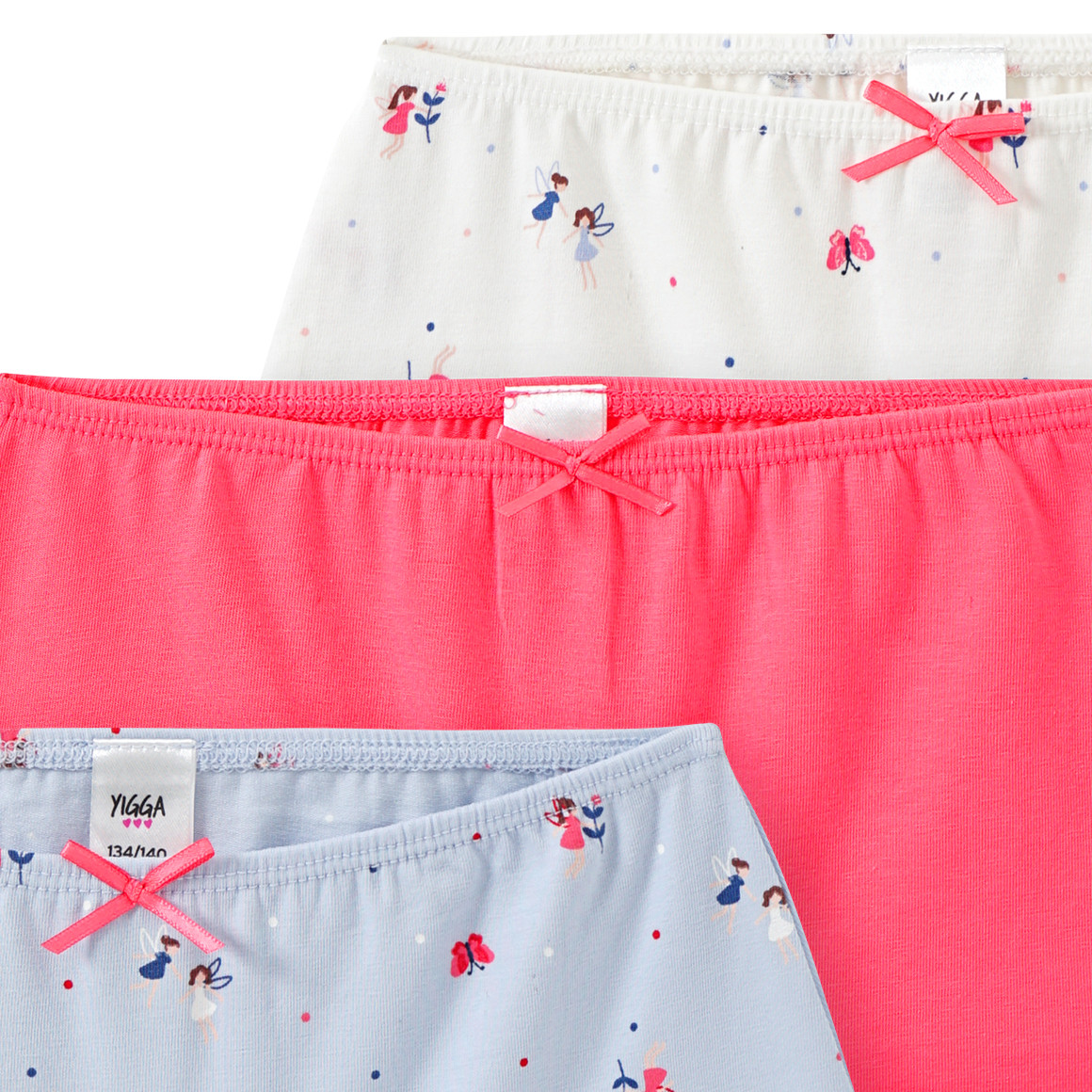 Topolino 3 Mädchen Pantys hellblau / pink / weiss