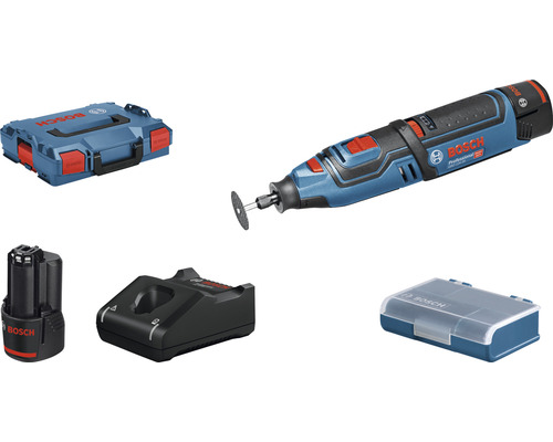 Bosch Professional GRO 12V-35 accu-rotatiegereedschap, inclusief 2 accu's (2,0Ah) en lader