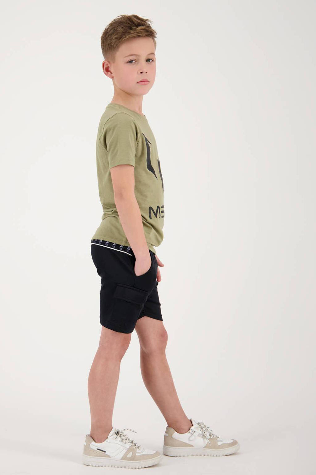 Vingino T-shirt Hogo met printopdruk groen
