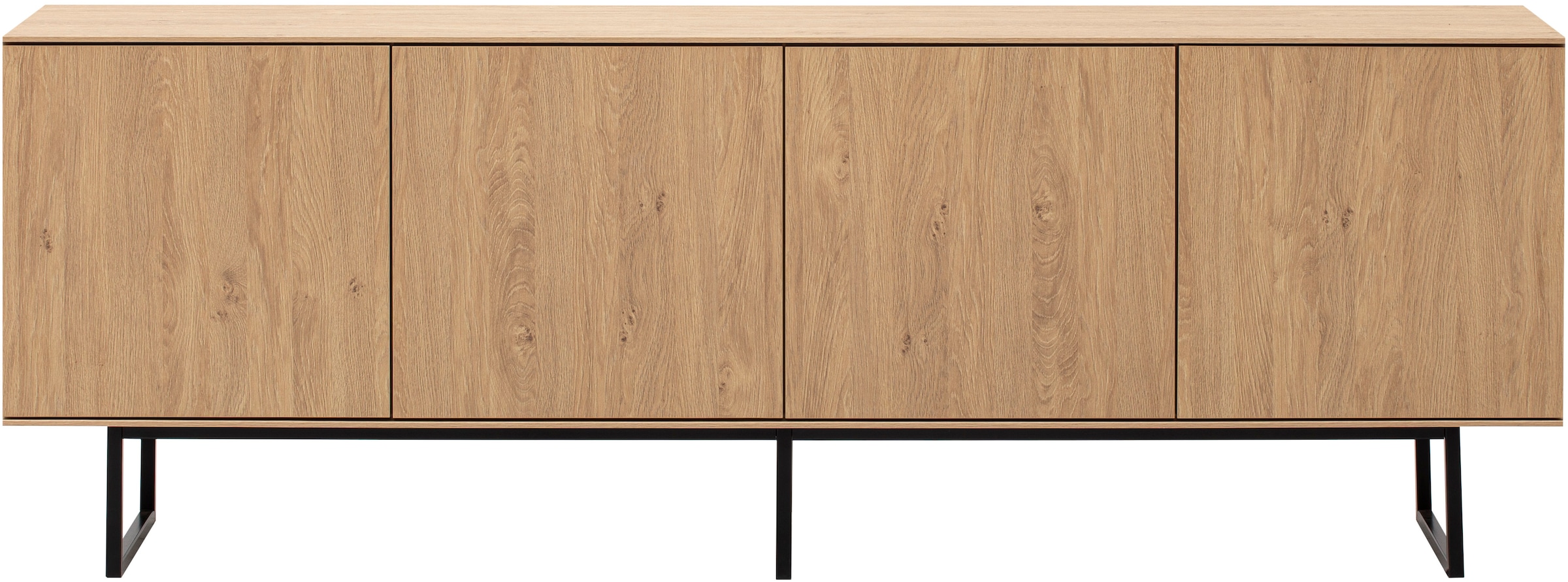 Home affaire Lowboard »Lund, moderner TV-Unterschrank, Kommode mit Kufengestell« ausreichend Stauraum, vielseitig einsetzbar, 200 cm breit