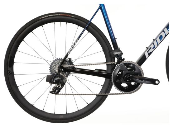 Vélo de Route Ridley Helium SLX Disc Sram Force eTap AXS 12V 700 mm Bleu Noir