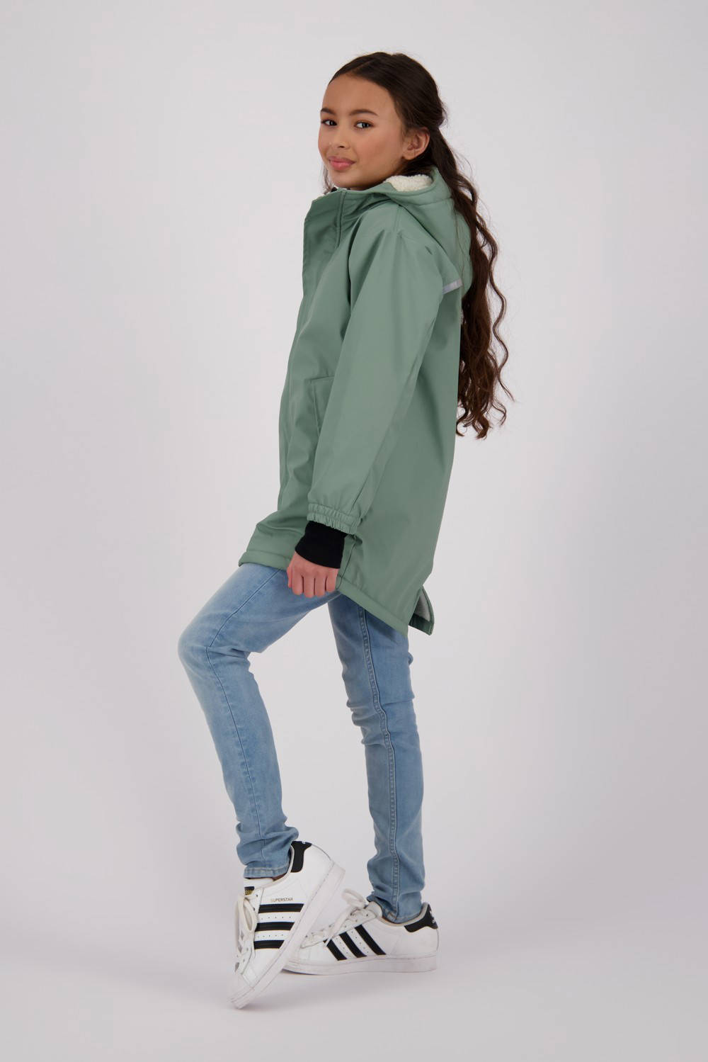 Vingino kids regenjas Twilight mintgroen