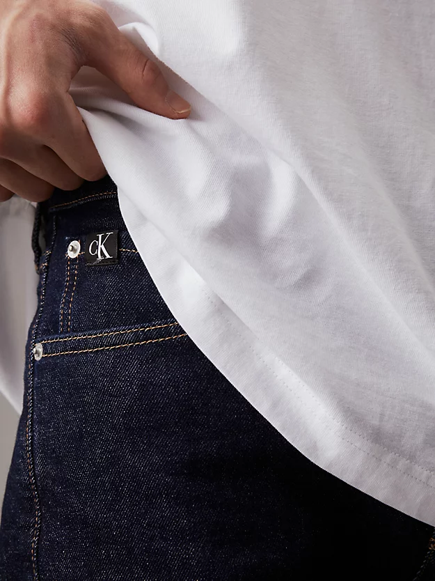 Calça jeans regular afunilada