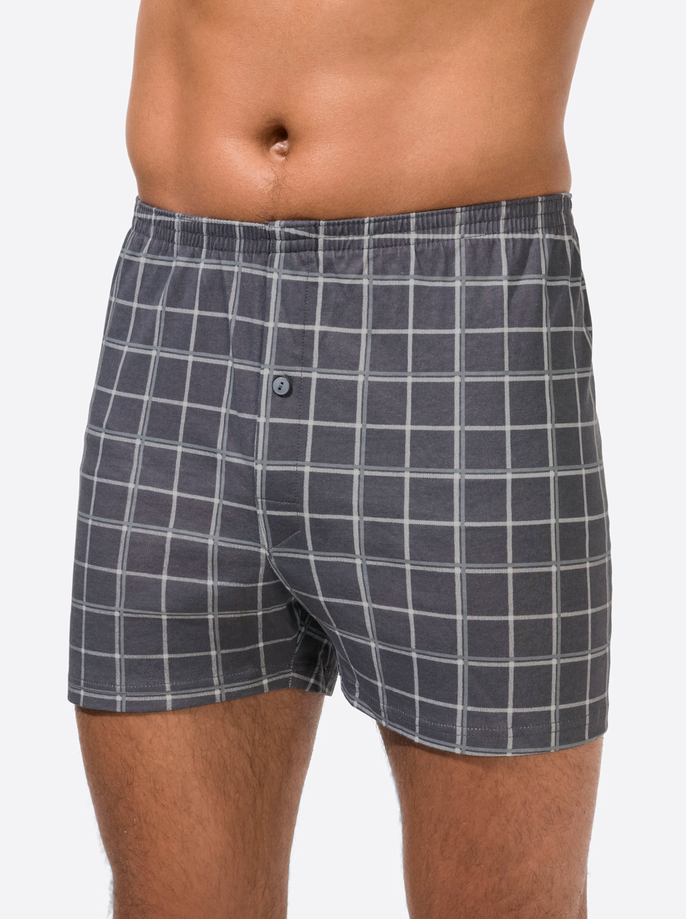 KINGsCLUB Boxershorts in grau-sortiert