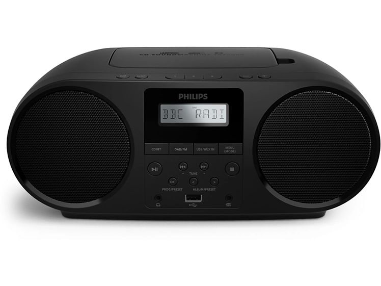 Philips Radio/CD-Player TAZ6000/10 Schwarz Tragbarer CD-Spieler und UKW-Radio