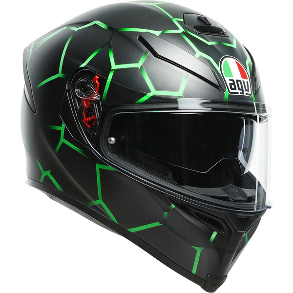 AGV - Casque K5 S Vulcanum Noir / Vert