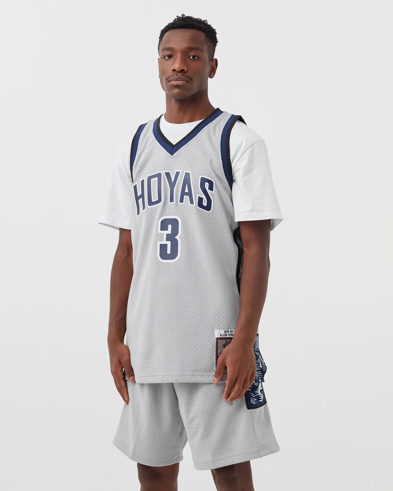 Mitchell & Ness NCAA SWINGMAN JERSEY GEORGETOWN UNIVERSITY 1995-96 ALLEN IVERSON #3