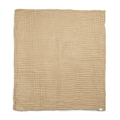 Elodie  Rynket Teppe 120x120, Pure Khaki