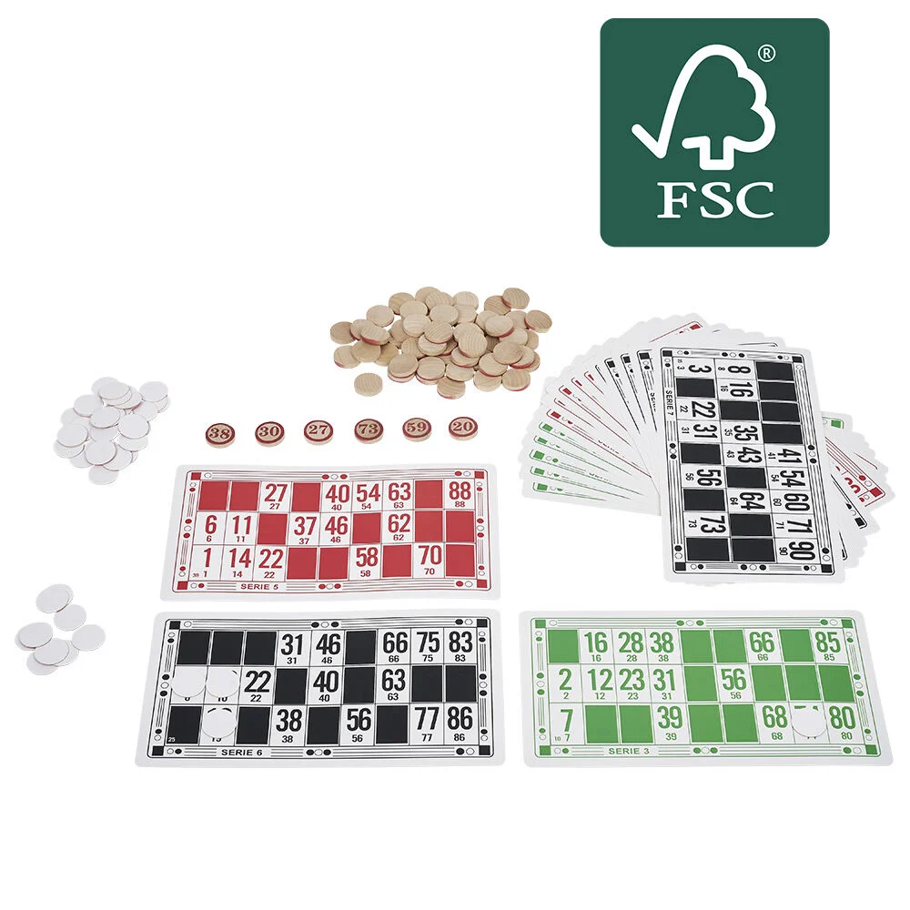 Jeu Bingo XL 224 pièces en bois