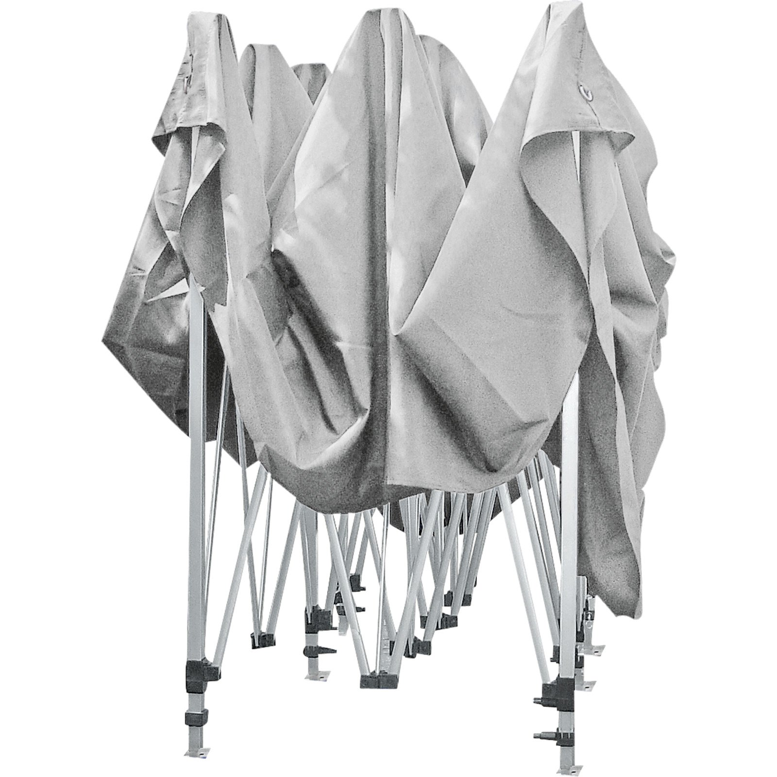 Partyzelt Rimini Polyester grau