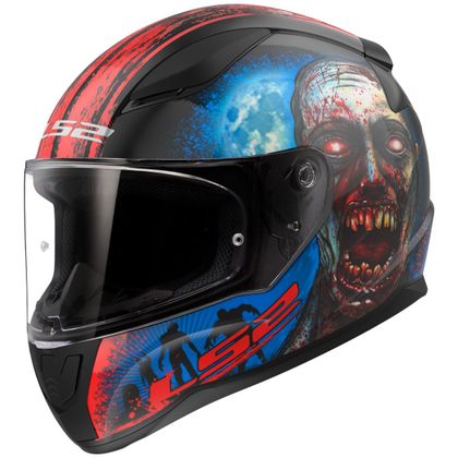 Casque LS2 FF353 - RAPID II ZOMBIE - Noir / Rouge
