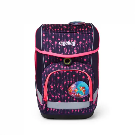 ergobag CUBO Schulranzen-Set Bärmuda Viereck, 5-teilig