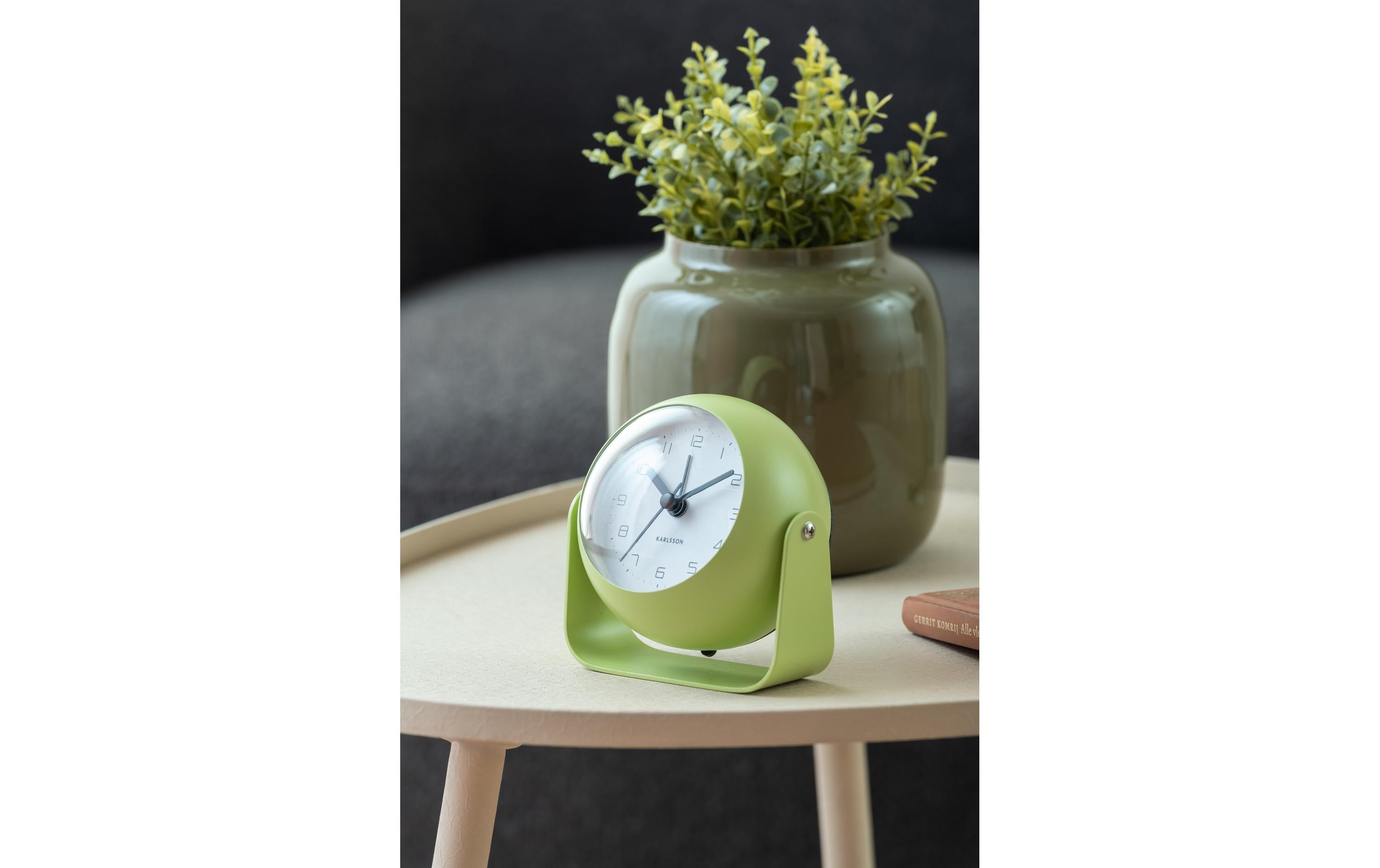 Klassischer Wecker Bunky Matcha greenWecker aus Eisen