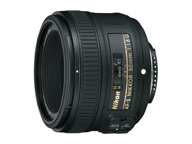 Nikon AF-S NIKKOR 50mm f/1.8G, SLR, 7/6, standard objektiv, Nikon, Sort, 7.2 cm