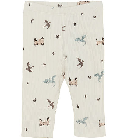 Fixoni Leggings - Rib - Sølver Blue