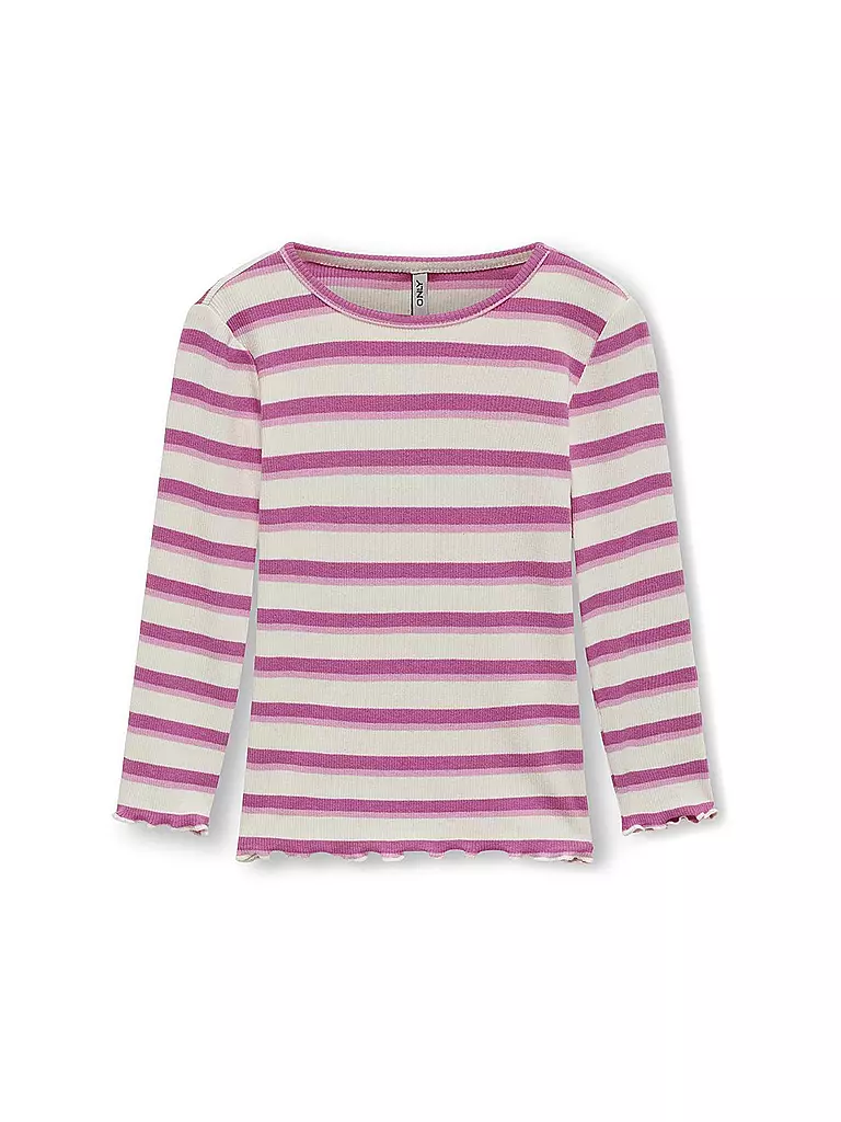 ONLY Mädchen Langarmshirt KMGEVIG weiss