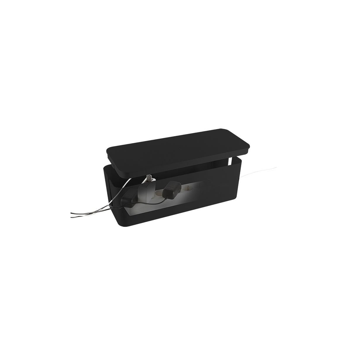 LogiLink Cable box - Kabelgömma, Svart