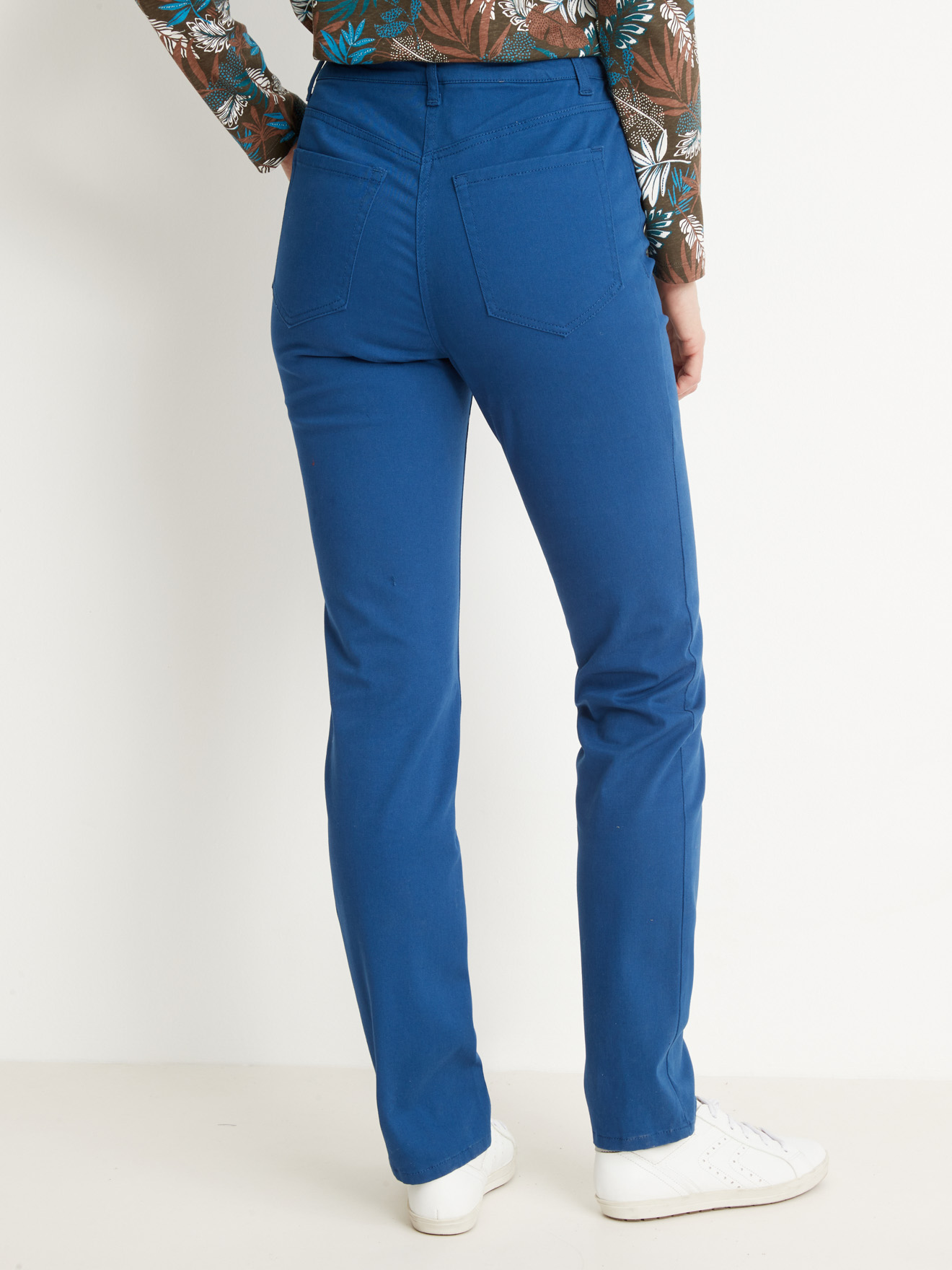 Pantalon 5 poches, spécial ventre rond