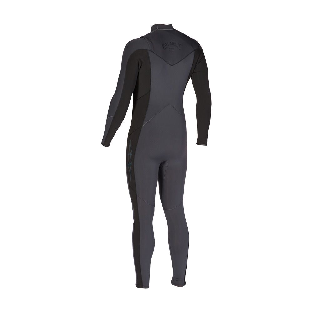 Billabong ABSOLUTE CHEST ZIP - Combinaison intégrale 3/2mm Homme graphite