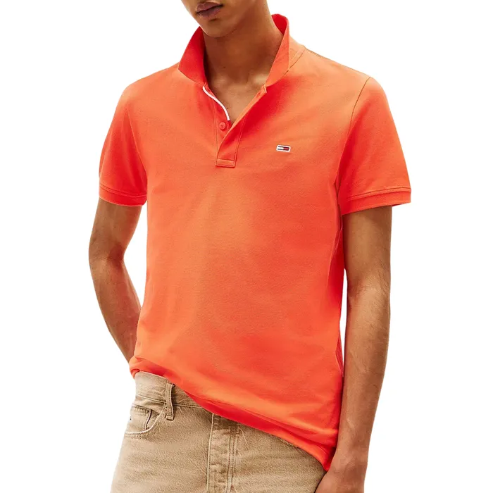 Tommy Hilfiger Slim Placket Flag Polo Heren