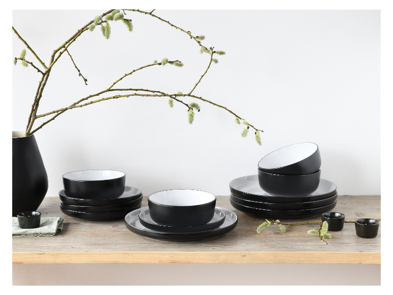 Serviesset Nordic Cool Black