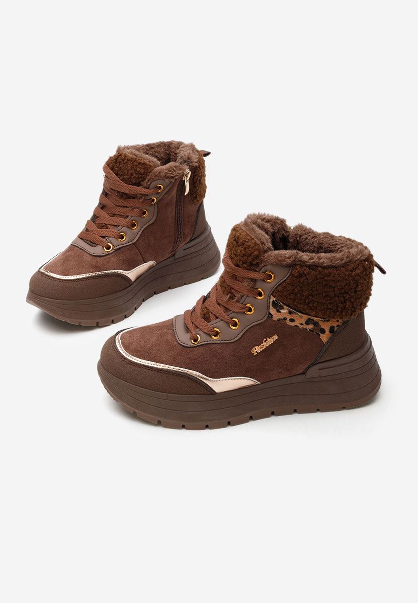 Baskets d'hiver pour femmes bruns Lisaia