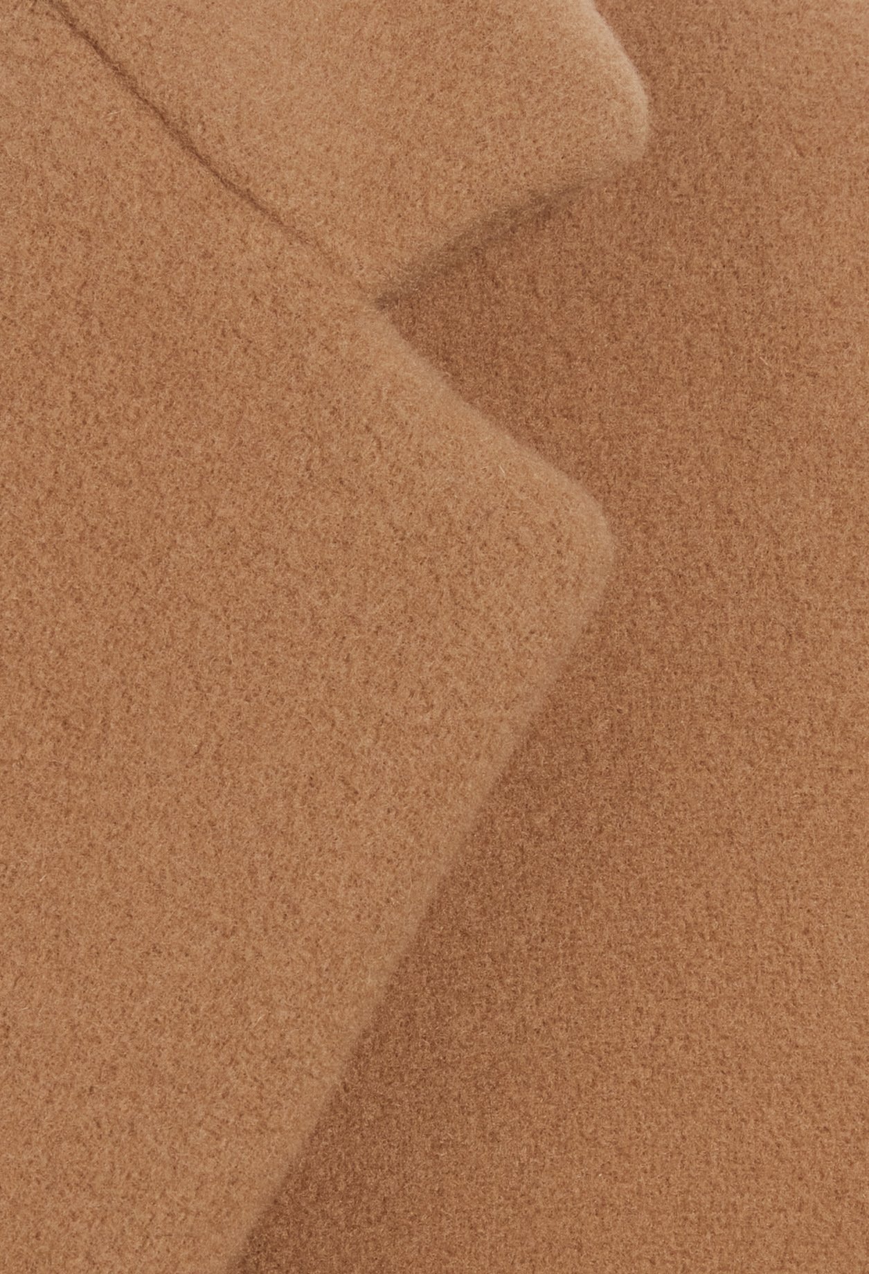 Manteau mi-long laine melangee