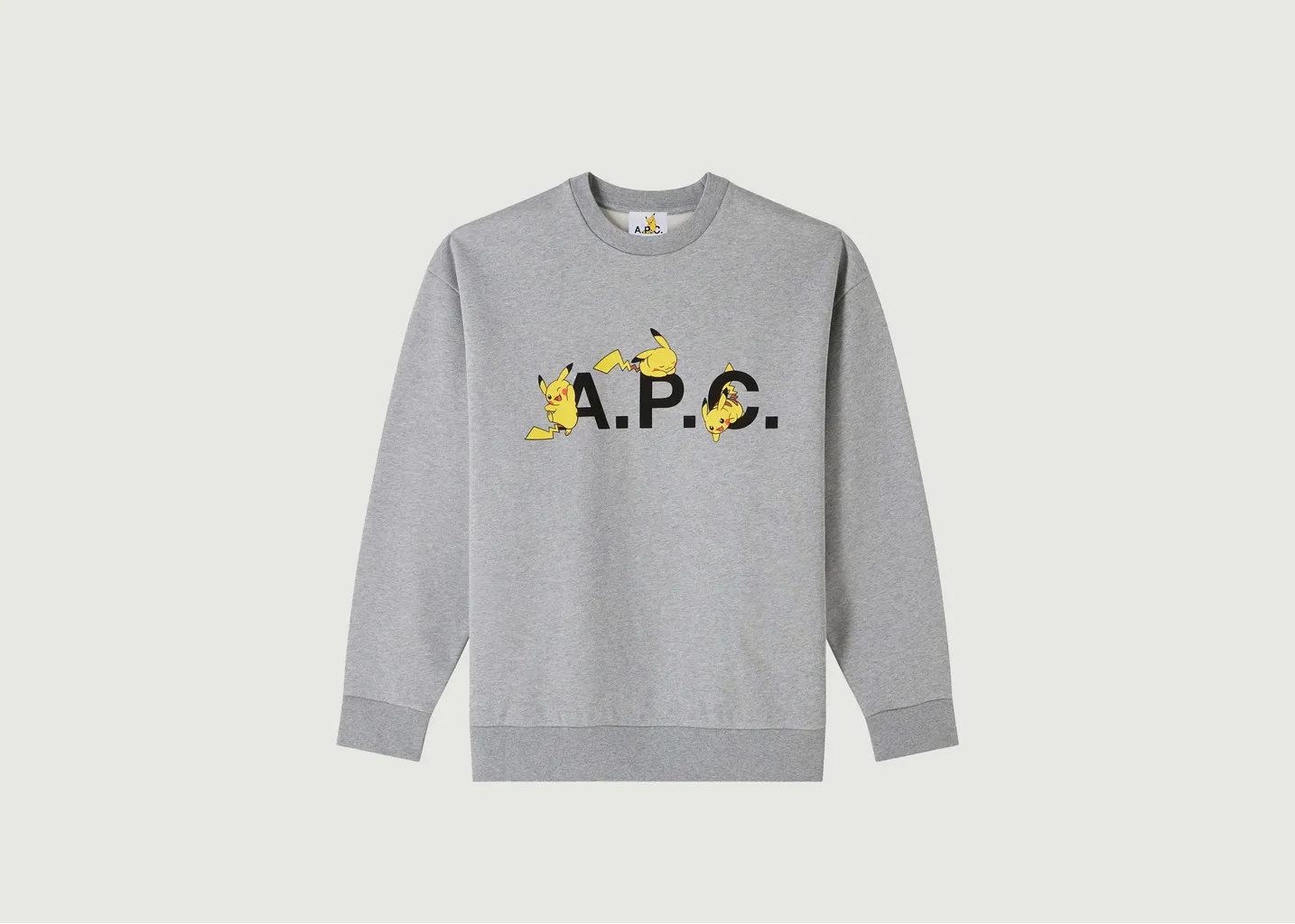 Sweatshirt imprimé Pikachu Pokémon x A.P.C. A.P.C.