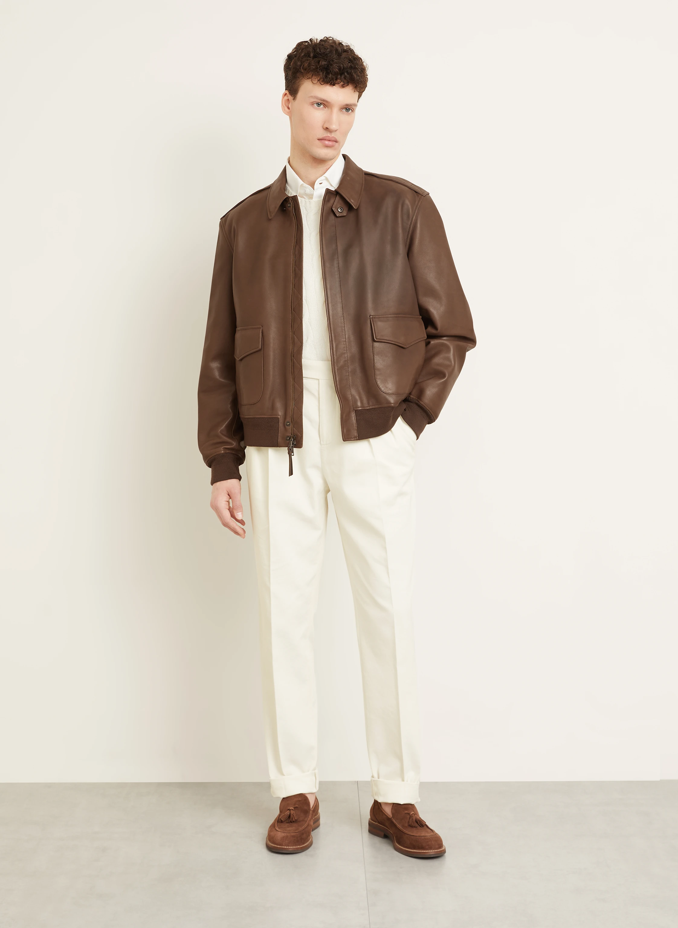 RALPH LAUREN PURPLE LABEL Lederjacke