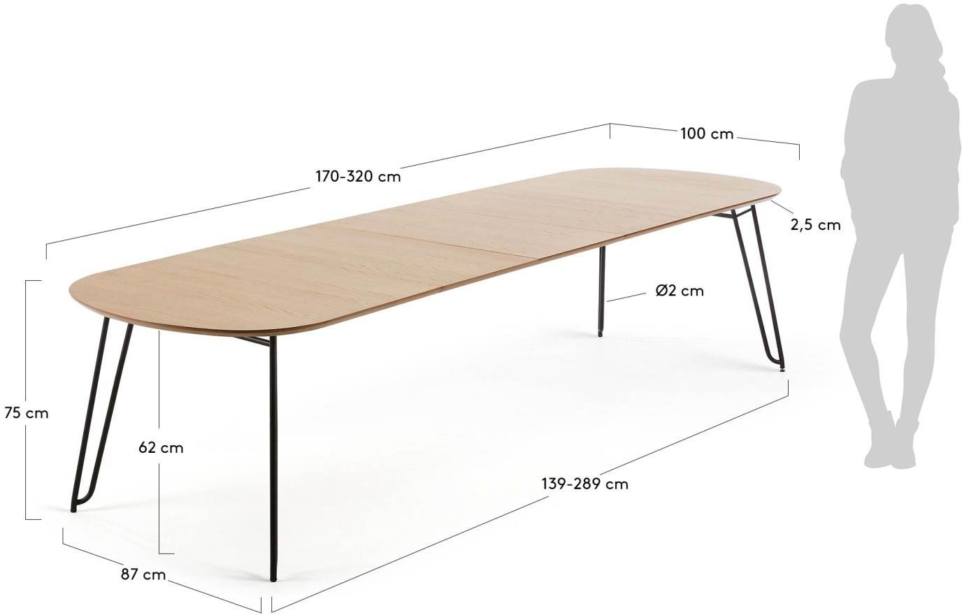 Kave Home   Novaks Uitschuifbare Eettafel
