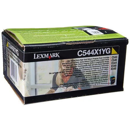 Lexmark C544, X544 Tonerkartusche 4.000 Seiten Rückgabe, gelb