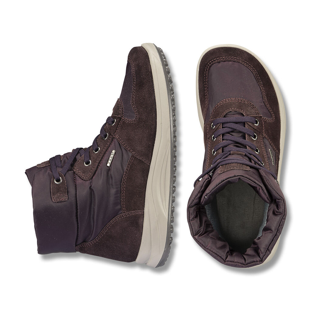 DAMEN - Winterbootie ELVA TEX aubergine
