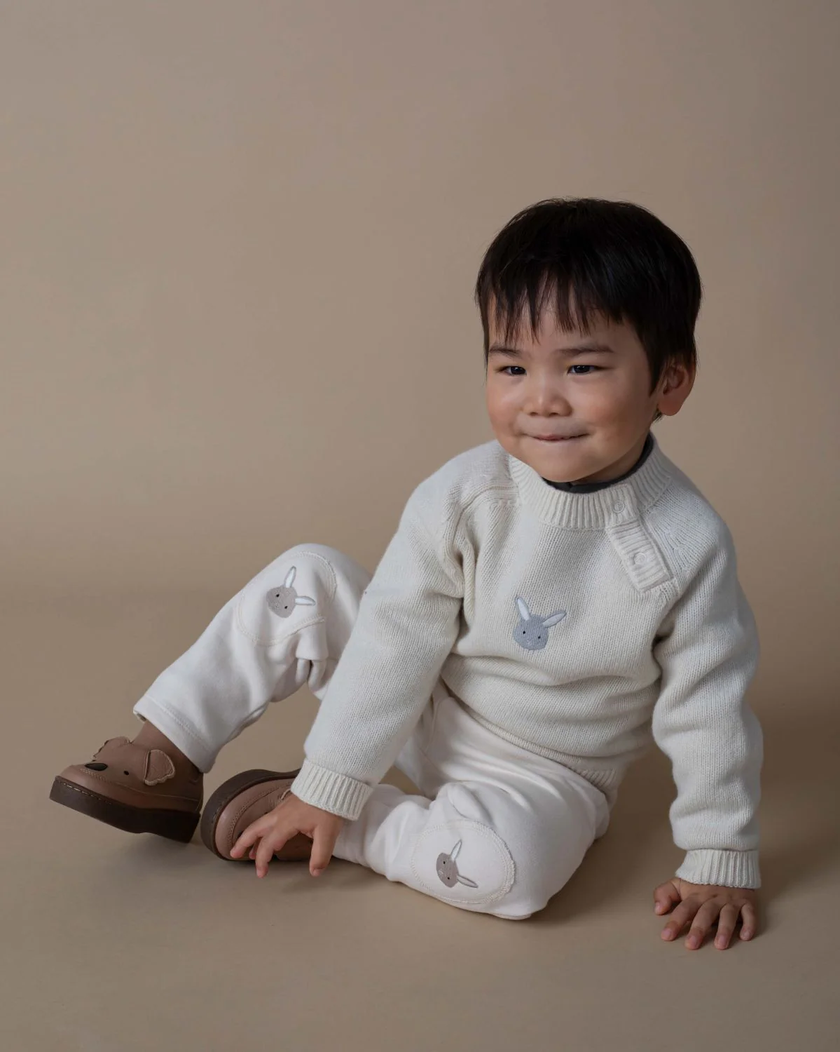 Joek Trousers | Bunnies | Warm White