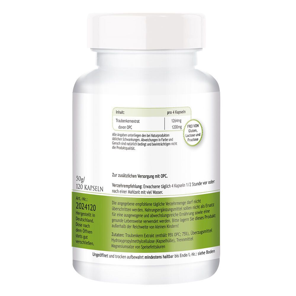OPC 300mg aus Traubenkern-Extrakt