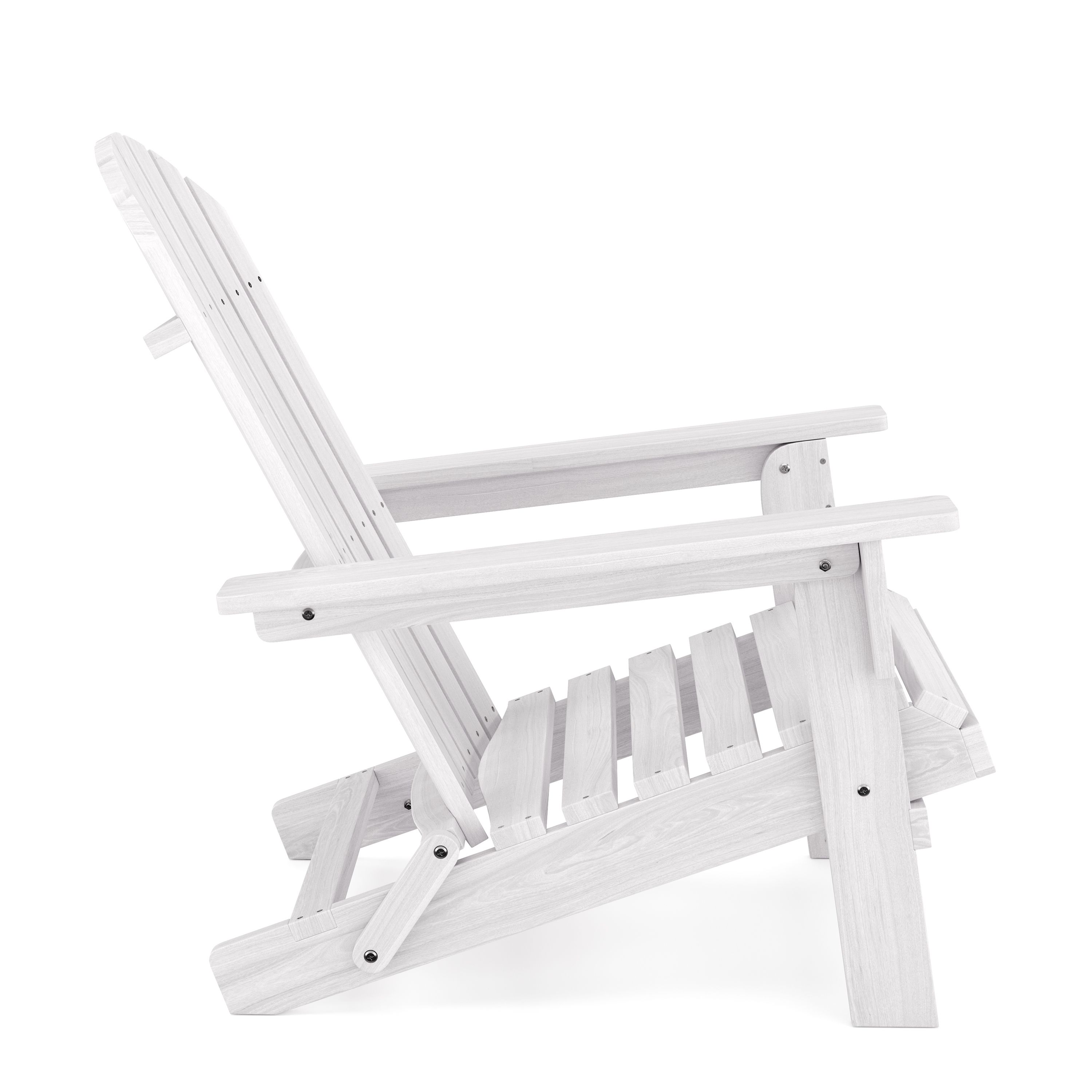 Gartenstuhl Holz ADIRONDACK weiss